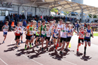 Boys under-13s  Northern 3 Stage Road Relay, SportsCity, Manchester. Photo: David T. Hewitson/Sports for All Pics